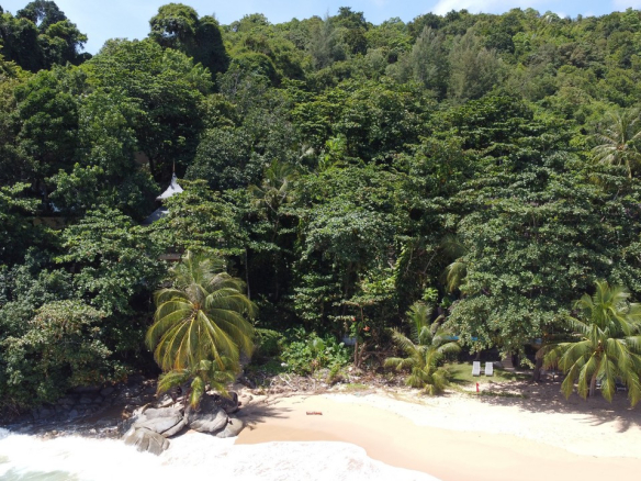 Beachfront land for sale in Nai Thon Phuket with direct Andaman Sea frontage