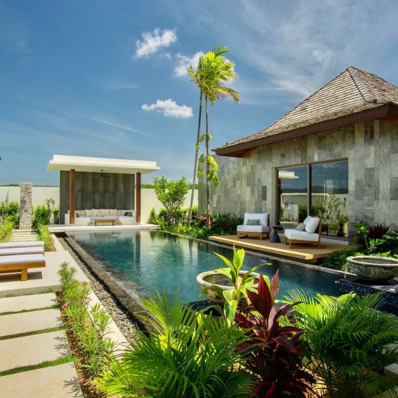 ขายวิลล่า 4 ห้องนอน ใกล้หาดลายัน – โครงการการ์เดนแอตลาส เฟส 2