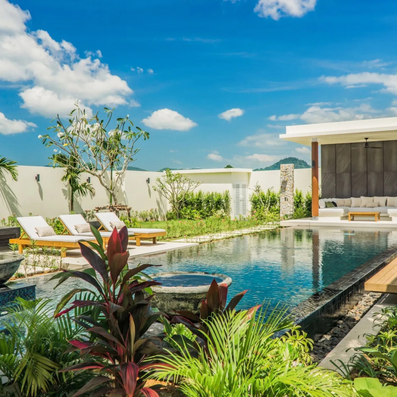 ขายวิลล่า 4 ห้องนอน ใกล้หาดลายัน – โครงการการ์เดนแอตลาส เฟส 2