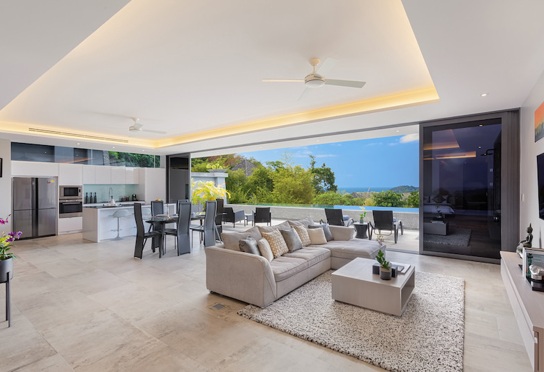 3-Bedroom Sea View Pool Apartment for Sale in Layan Phuket