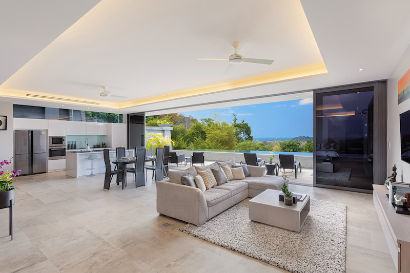 3-Bedroom Sea View Pool Apartment for Sale in Layan Phuket