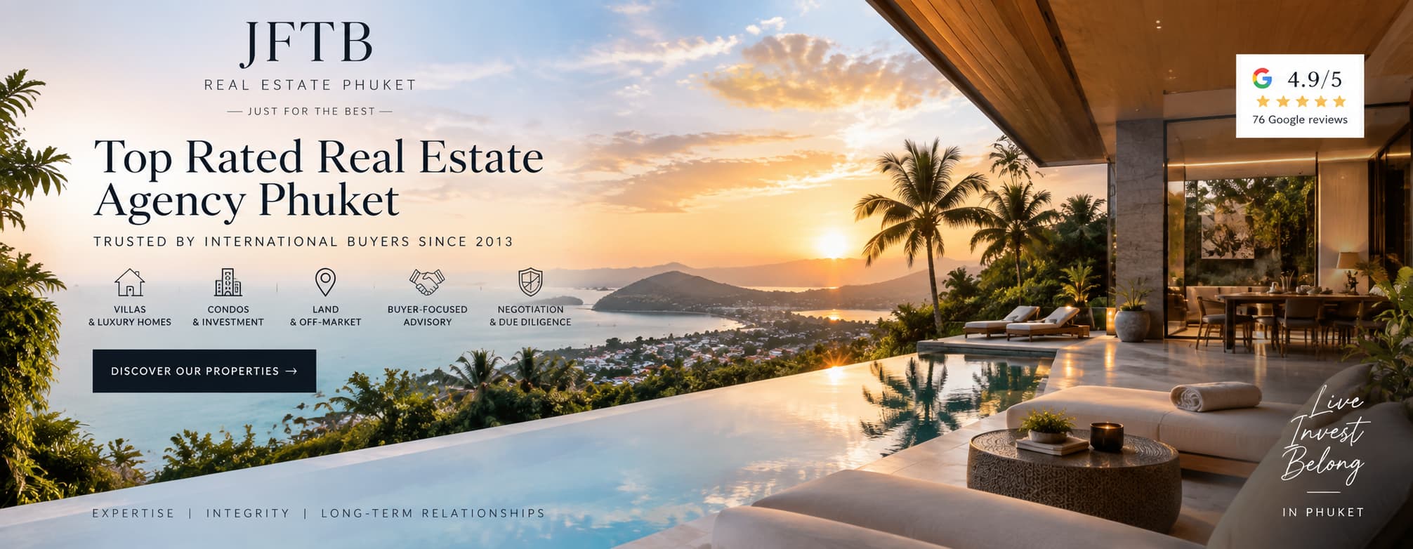 Отзывы о компании JFTB Real Estate Phuket