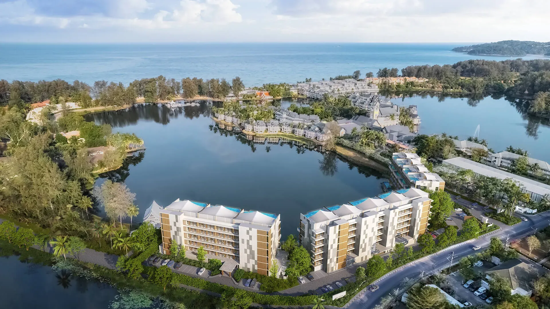 2 Bedroom Condo for Sale at Angsana Oceanview Residences, Laguna Phuket