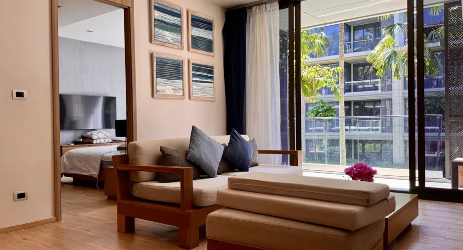 Baan Mai Khao 2-Bedroom Beachfront Condo for Sale – Pool View