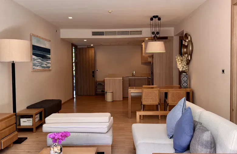Baan Mai Khao 2-Bedroom Beachfront Condo for Sale – Pool View