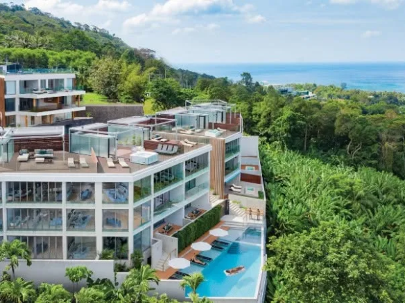 Luxury 3-bedroom sea view duplex for rent at Bluepoint Patong, Phuket