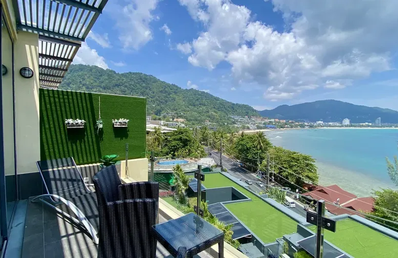 Indochine Resort Penthouse for Sale in Patong – 2 Bedrooms, Private Pool & Sea View