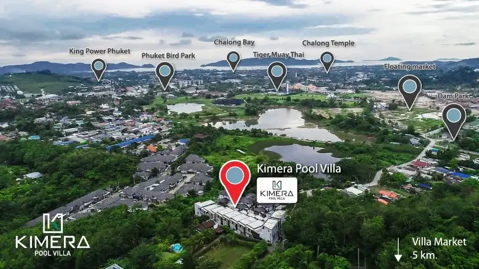 2 Bedroom + Office Pool Villa for Rent at Kimera, Chalong, Phuket