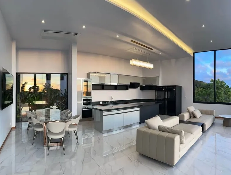 5 Bedroom Villa for Rent in Layan, Phuket – Sea View Pool Villa