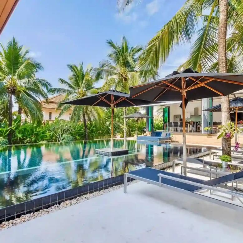 Luxury 4-Bedroom Pool Villa for Rent in Rawai Phuket – 1,864 sqm Land