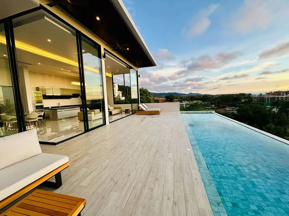 5 Bedroom Villa for Rent in Layan, Phuket – Sea View Pool Villa