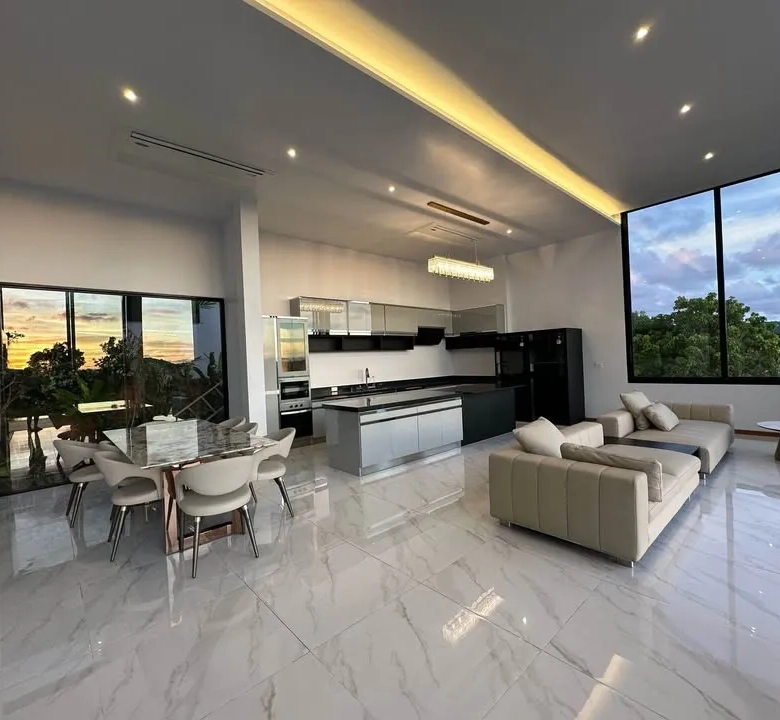 5 Bedroom Villa for Rent in Layan, Phuket – Sea View Pool Villa