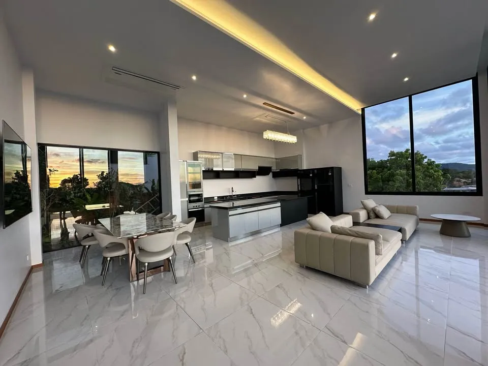 5 Bedroom Villa for Rent in Layan, Phuket – Sea View Pool Villa