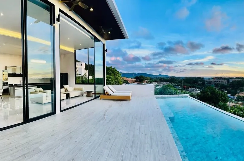 5 Bedroom Villa for Rent in Layan, Phuket – Sea View Pool Villa