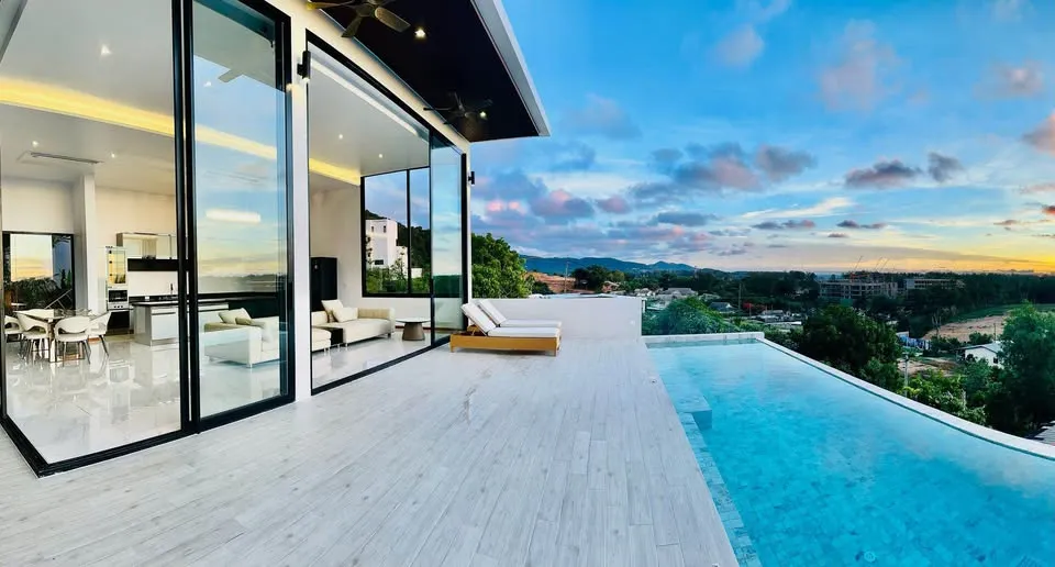 5 Bedroom Villa for Rent in Layan, Phuket – Sea View Pool Villa