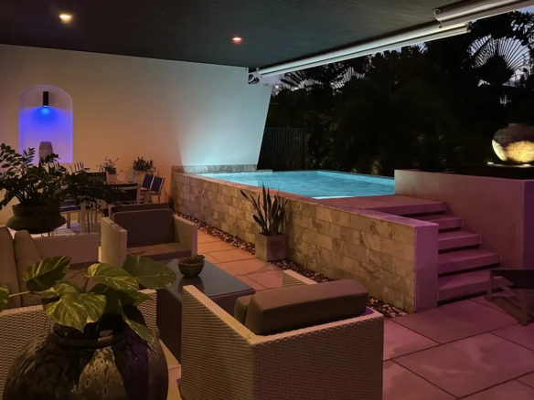 2 bedroom Mandala Condominium for sale in Bang Tao, Phuket, featuring a private swimming pool and outdoor terrace