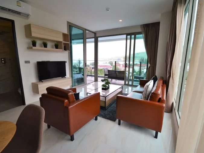 2-Bedroom Corner Condo with Panoramic Sea Views for Rent at Oceana Kamala
