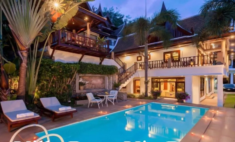 4 Bedroom Sea View Pool Villa for Sale in Patong, Phuket