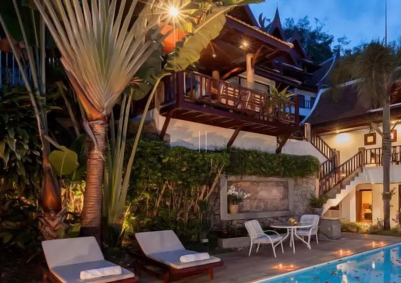 4 Bedroom Sea View Pool Villa for Sale in Patong, Phuket