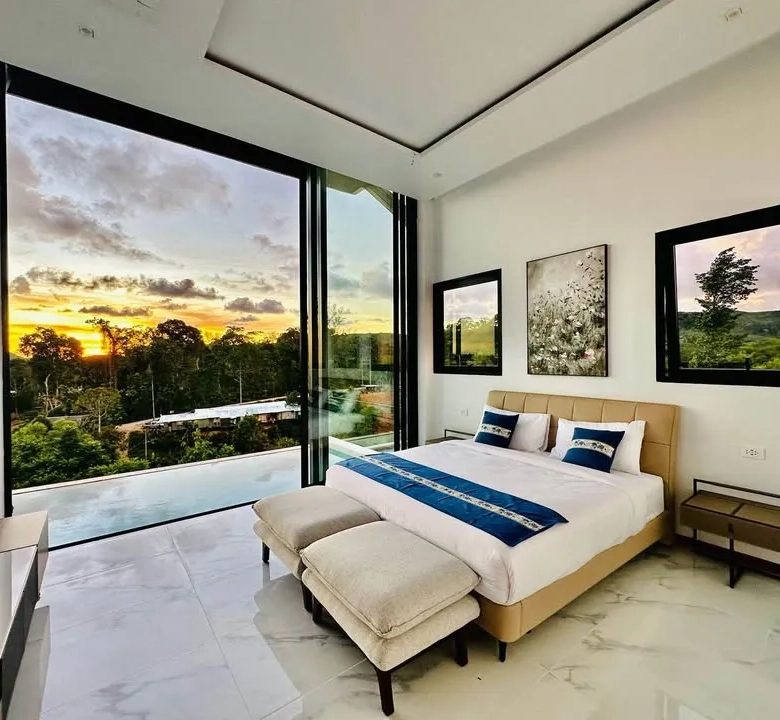 5 Bedroom Villa for Rent in Layan, Phuket – Sea View Pool Villa