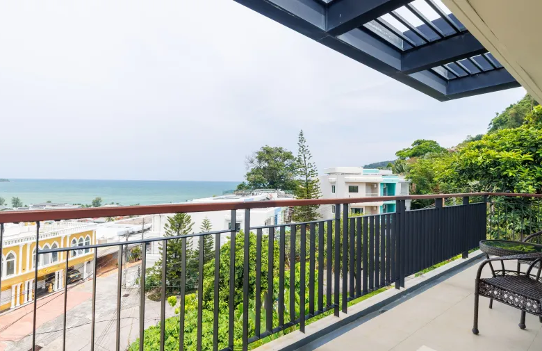 3 bedroom penthouse for rent in Patong at The Bliss Condominium with panoramic sea views