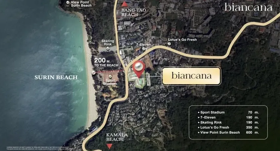 The Title Biancana Surin – Condos for Sale Near Surin Beach