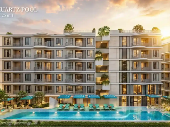 The Title KUARTZ Karon Beach condos for sale in Phuket – modern condominium development near Karon Beach